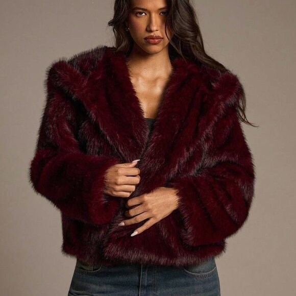 Faux Fur Hooded Jacket - Picture 5 of 8